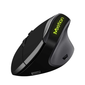 MEETION R390 ERGONOMSKI BEŽIČNI VERTIKALNI Miš USB-C, 3200 dpi - Img 3