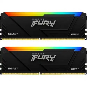 Memorija DDR4 64GB 3600MHz (2x32) Kingston Fury Beast RGB KF436C18BB2AK2/64 - Img 2