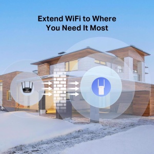 Mercusys ME80X V1.0, AX3000 Wi-Fi 6 Range Extender