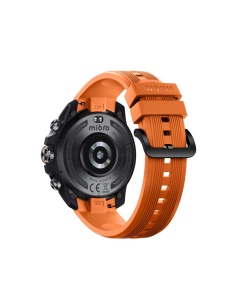 MIBRO GS EXPLORER S PAMETNI SAT GPS, 1.32", 2 Narukvice, CRNI / ORANŽ - Img 3