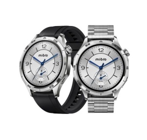 MIBRO GT PAMETNI SAT GPS, 1.43", 2 NARUKVICE, Silver
