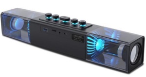 Microlab MS213C Bluetooth speaker soundbar 2x15W, USB, SD, AUX, LED/black - Img 1