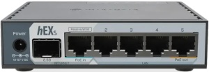 MikroTik Ruter E60iUGS hEX S, 5 x GB LAN/1 x WAN/2.5GbE SFP + USB3. - Img 3
