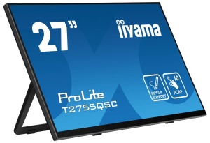 Monitor 27" Iiyama ProLite T2755QSC-B1 IPS 2560X1440/75Hz/5ms/HDMI/USB/touch