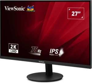 Monitor 27 Viewsonic VA2708-2K-HD-2 2560x1440/QHD IPS/4ms/75Hz/2xHDMI/DP/HDR10 - Img 2