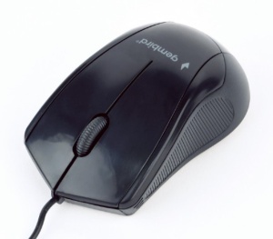 MUS-3B-02 ** Gembird Opticki mis 1000Dpi 3-button black 105mm USB (237) - Img 3
