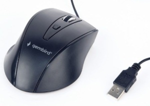 MUS-4B-02 Gembird Opticki mis 800-1200Dpi 4-button black 115mm USB - Img 3