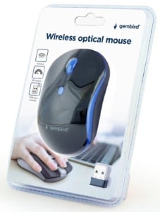 MUSW-4B-03-B Gembird Bezicni mis 2,4GHz opticki USB 800-1600Dpi black/blue 103mm - Img 3