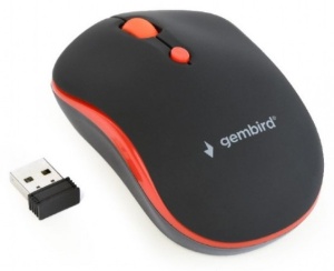 MUSW-4B-03-R Gembird Bezicni mis 2,4GHz opticki USB 800-1600Dpi black/red 103mm - Img 2