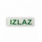 NALEPNICA 25*9CM IZLAZ - Img 3