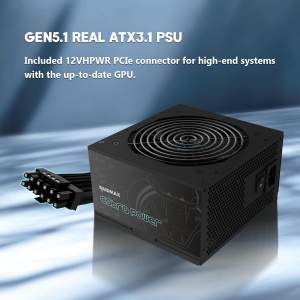 Napajanje 750W Raidmax Vortex RX-750AE-D Cobra 80+ GOLD ATX3.0/Gen5.0/+12VHPWR - Img 4