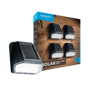 Nazidna LED solarna lampa - 4 kom. WS120 - Img 2