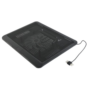 NBS-1F15-04 Gembird hladnjak za laptop, 15.6 120mm Fan, USB, 330x250mm, Ergo Stand - Img 1