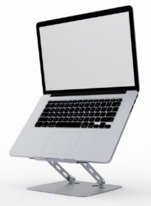 NBS-D1-04 Gembird Sklopivo postolje za laptop 15,6, max.10kg, spacegrey - Img 2