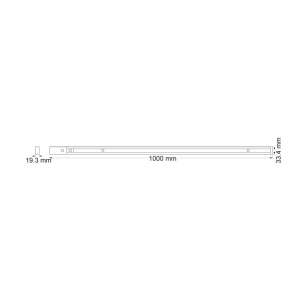 OSRAM bela monofazna šina 1m - Img 2