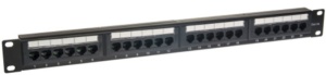 Patchcord kabel panel UTP 5e, 24, Rek 19“ 1U