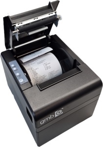 POS-T20/2 RJ11/USB/LAN/RS232, Gembird Thermal POS printer 203dpi, 260mms,80mm + granicnik 57mm - Img 3