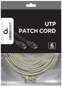 PP6U-10M Gembird Mrezni kabl, CAT6 UTP Patch cord 10m grey - Img 3