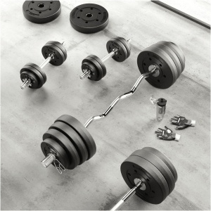 REBEL ACTIVE Bitumenski olimpijski tegovi ploče set 2x7.5kg / 51mm RBA-2139 - Img 3