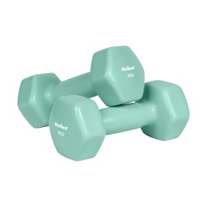 REBEL ACTIVE Bučice tegovi za ruke HEX liveni vinilni par 2x3kg RBA-2340-3 - Img 2