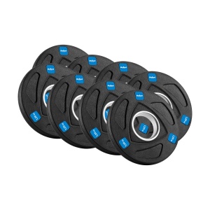 REBEL ACTIVE Gumirani liveni olimpijski tegovi ploče set 30kg / 51mm RBA-2113 - Img 4