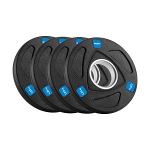 REBEL ACTIVE Gumirani liveni olimpijski tegovi ploče set 4x1.25kg / 51mm RBA-2107