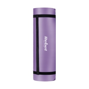 REBEL ACTIVE Joga i fitnes prostirka NBR pena 1.5cm ljubičasta RBA-3151-PU - Img 2