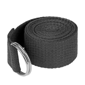 REBEL ACTIVE Kaiš i traka za jogu i istezanje crna RBA-3007-BK