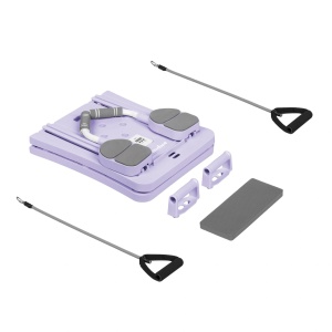 REBEL ACTIVE Kućni set za pilates - višefunkcionalna fitnes sprava 9 u 1 ljubičasta boja RBA-3069-PU - Img 8