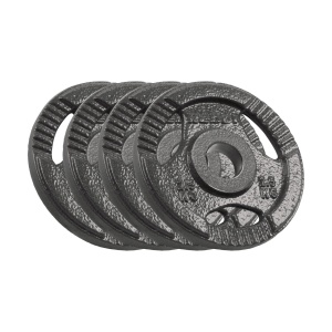 REBEL ACTIVE Liveni gvozdeni olimpijski tegovi sa rukohvatima set 4x2.5kg / 51mm RBA-2143-02.5