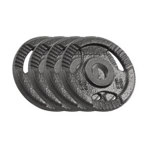 REBEL ACTIVE Liveni gvozdeni olimpijski tegovi sa rukohvatima set 4x2.5kg / 51mm RBA-2143-02.5