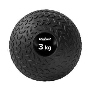 REBEL ACTIVE Mala Slam Ball medicinska lopta za rehabilitaciju, 23 cm, 3 kg, model RBA-3108-3 medicinka - Img 6