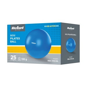 REBEL ACTIVE Mini pilates lopta 25 cm, plava boja, model RBA-3103-BL - Img 4
