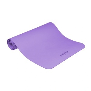 REBEL ACTIVE Strunjača prostirka za jogu, pilates i fitnes 183x61 cm debljina 4mm TPE ljubičasta RBA-3157-PU