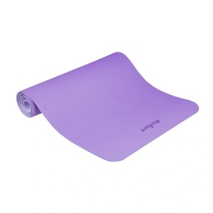 REBEL ACTIVE Strunjača prostirka za jogu, pilates i fitnes 183x61 cm debljina 4 mm TPE ljubičasta RBA-3157-2PU