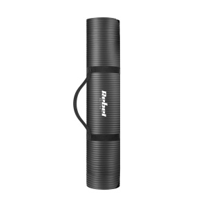 REBEL ACTIVE Strunjača prostirka za jogu, pilates i fitnes 190x100cm debljina 1,5cm NBR crna boja RBA-3155-BK - Img 2