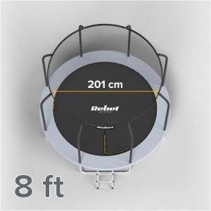 REBEL ACTIVE Trambolina sa zaštitnom mrežom i merdevinama 244cm (8ft) RBA-8001 - Img 2