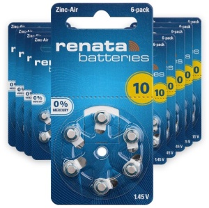 Renata baterija ZA10 1,45V Zink-Air baterija za SLUSNI APARAT,PAK6 (cena po kom.) - Img 2
