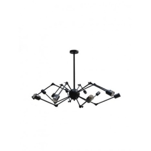 RUSTIK 82 LUSTER 12*E27 BLACK - Img 2