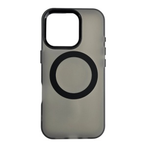 Silikonska futrola Magsafe FLURO COLOR Honor 600 Pro CRNA