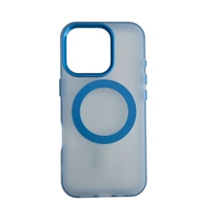 Silikonska futrola Magsafe FLURO COLOR Iphone 17 PLAVA