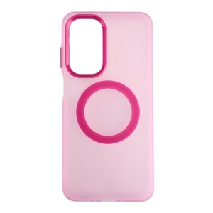 Silikonska futrola Magsafe FLURO COLOR Samsung S24/S25 ROZE
