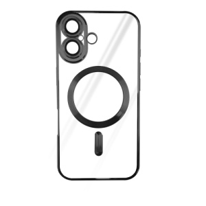 Silikonska futrola Magsafe Iphone 17 CRNA