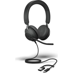 Slušalice Jabra Evolve2 40 SE MS Stereo USB-C/A crne - Img 4