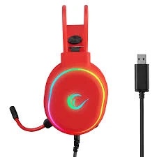Slušalice žične gaming Rampage ROGUE RGB crvene 35132 - Img 2