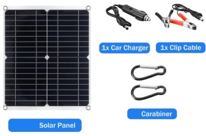 SOL-PANEL20W RV Solarni panel USB spoljni, vodootporni, 20W, 330x360x3mm - Img 3