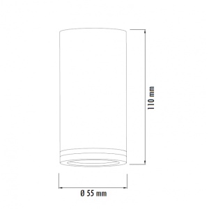 Spot lampa 1xGU10 - Img 3