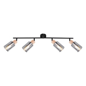 Spot lampa FE705-4 BK+WD
