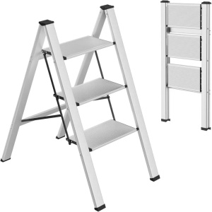 SuperStep Kućne Aluminijumske Merdevine 3 SLIM - Img 2