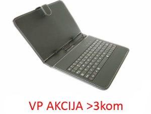 TA-PCK7-BLACK ** Gembird US Tastatura za 7 Tablet PC sa futrolom, sa micro USB konektorom(455) - Img 1